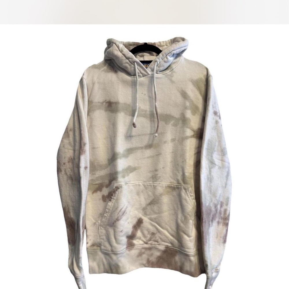 NWOT $250 LHD Plage Avis Tie-Dye Hoodie Sweater 100% Cotton Size Small